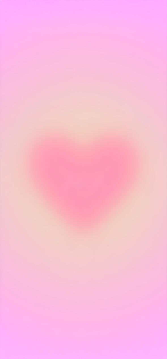 Pink Heart Aura HD iPhone Wallpapers