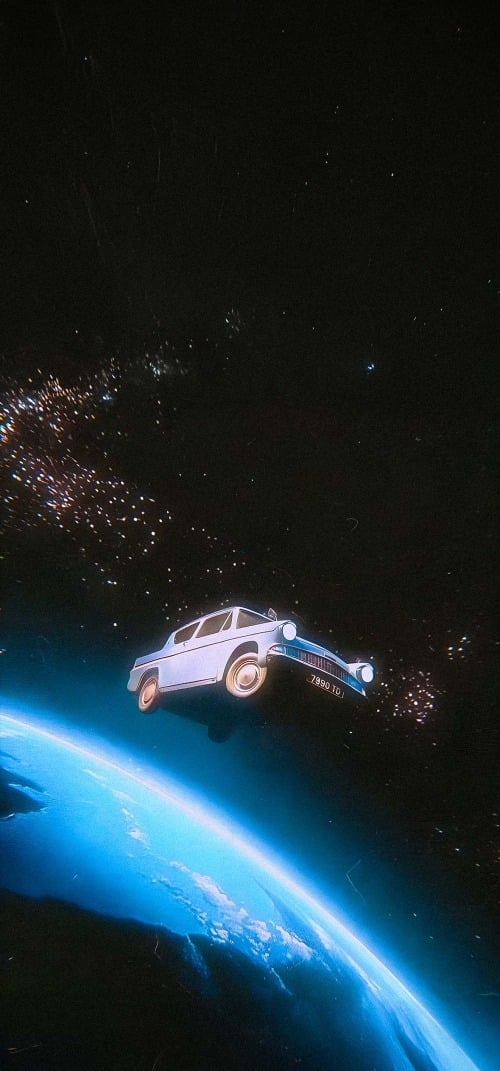 Ford in Space Wallpapers 4k iPhone