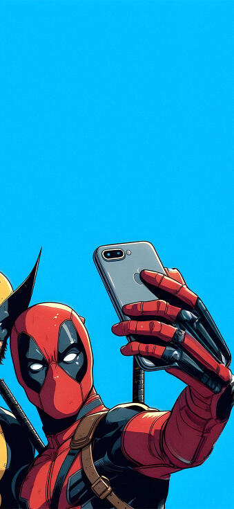 Deadpool and Wolverine Wallpapers 4k for iPhone