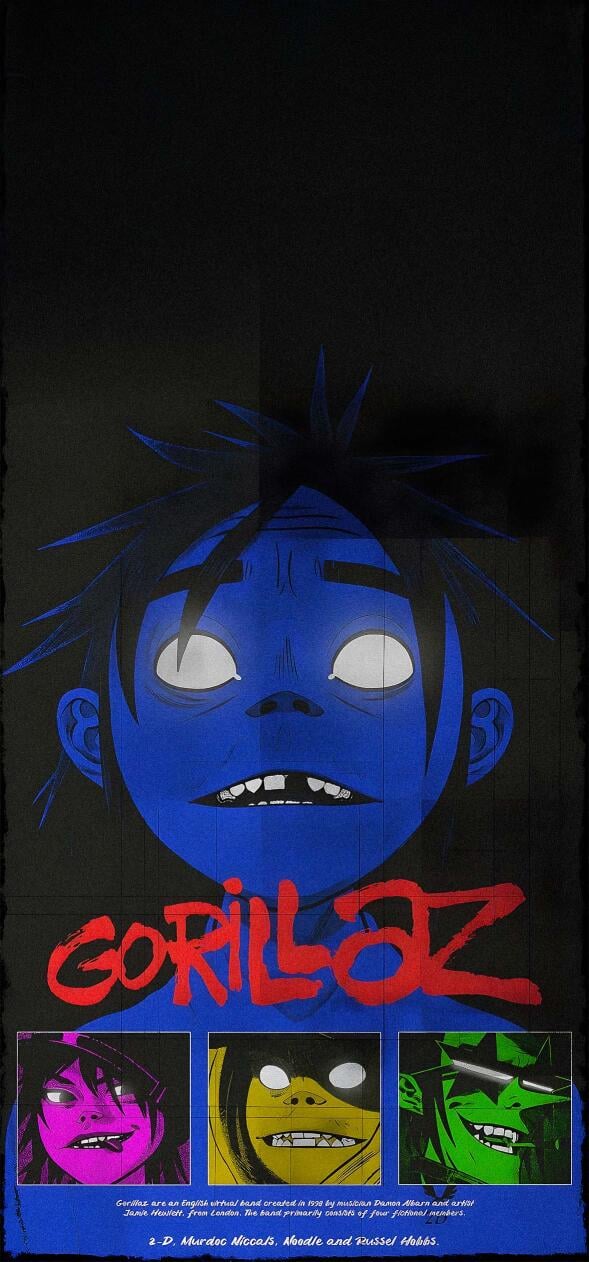Gorillaz Wallpapers 4k iPhone