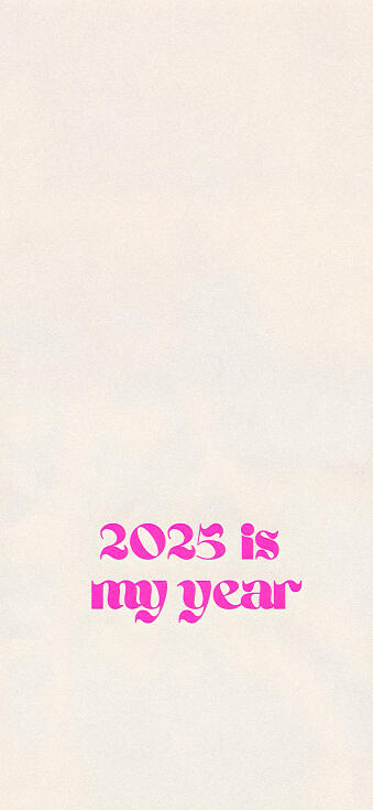 Plain Pink New Year 2025 HD Wallpapers