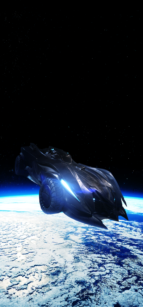 The Batman in Space Wallpapers 4k iPhone