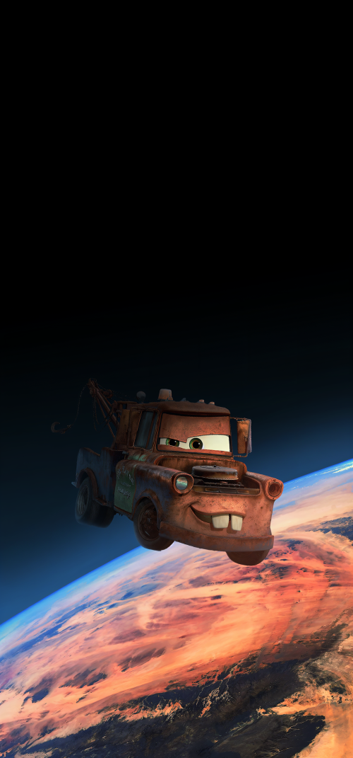 Car in Space wallpaper