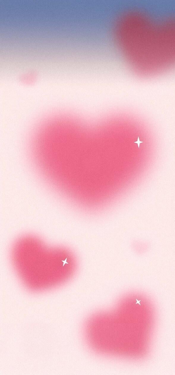 Aura Blurry Hearts HD Wallpapers