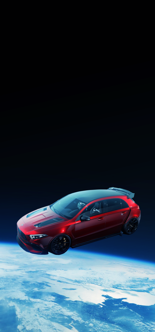 Car in Space 4K wallpapers