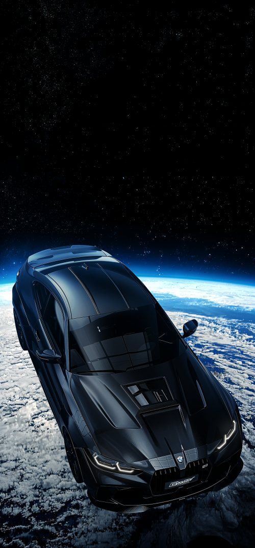 BMW in Space Wallpapers iPhone 4k