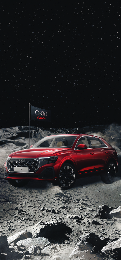 Audi in Space Wallpapers 4k for iPhone