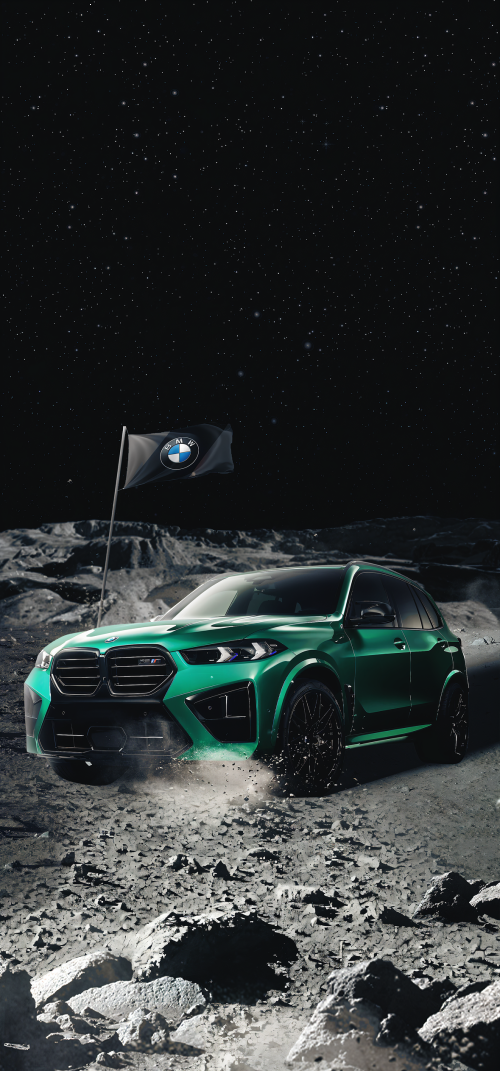BMW in Space Wallpapers 4k iPhone