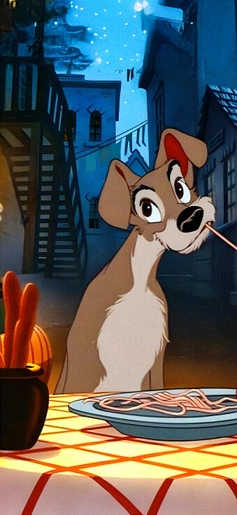 Lady and the Tramp Wallpapers iPhone 4k