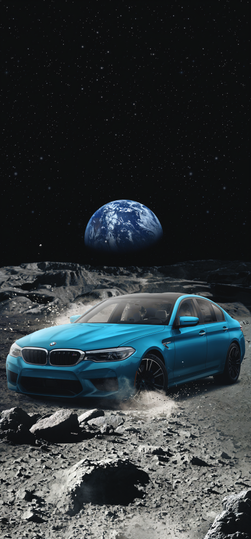 BMW in Space Wallpapers iPhone 4k