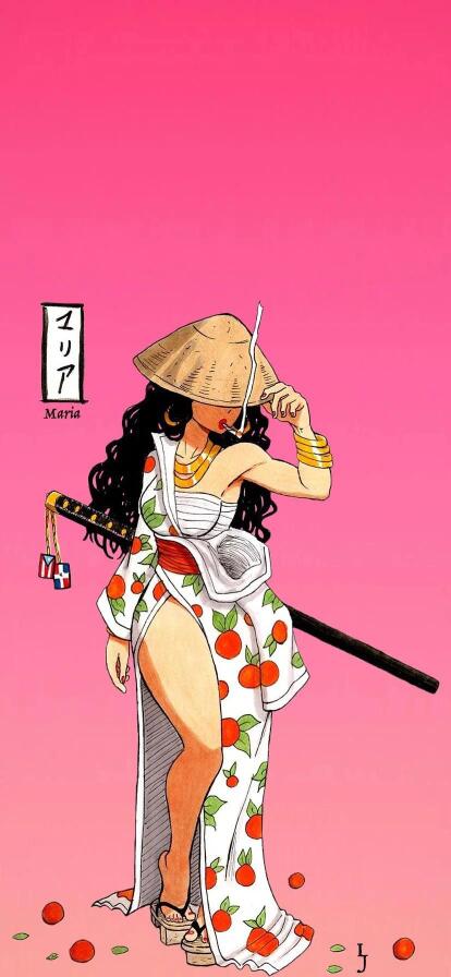 Orange Samurai Wallpapers 4k Phone