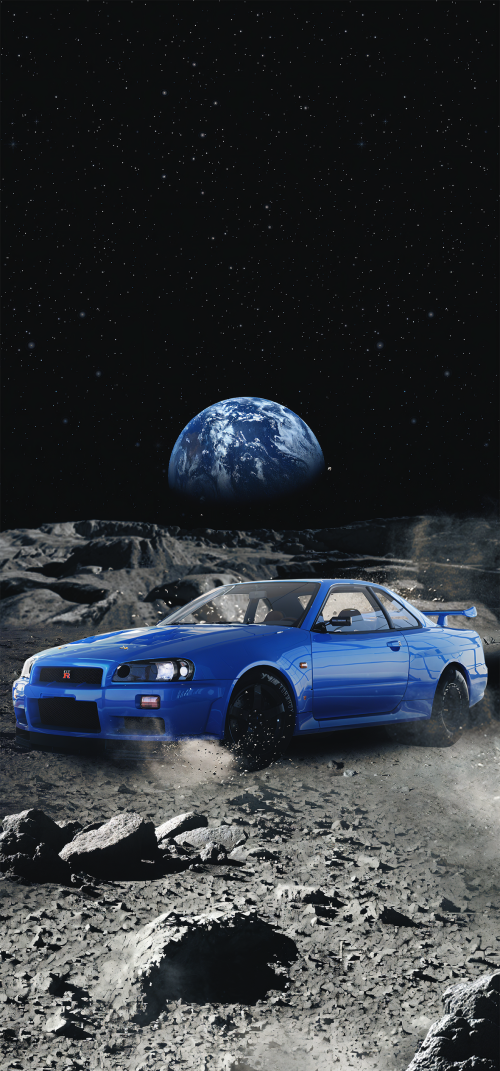 Nissan in Space Wallpapers iPhone 4k