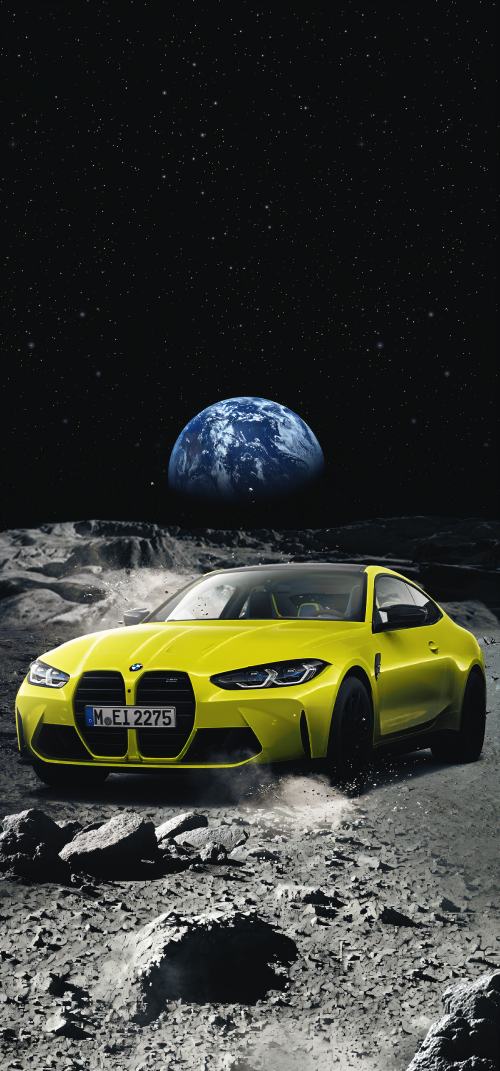 BMW in Space Wallpapers iPhone 4k