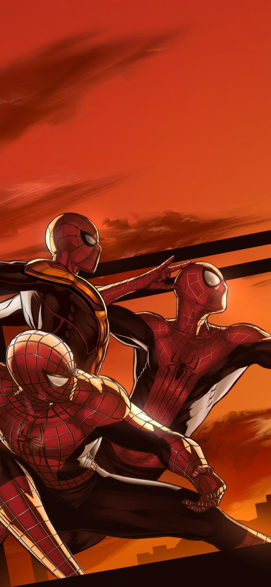 Spiderman Trio Wallpapers HD