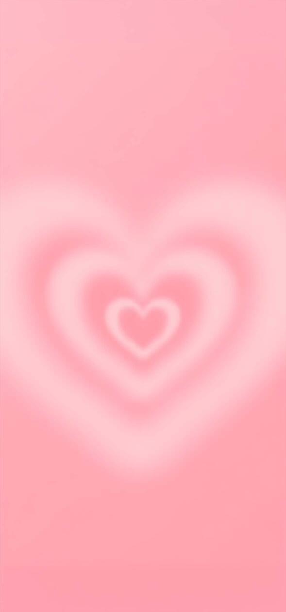 Pink Heart Aura HD iPhone Wallpapers