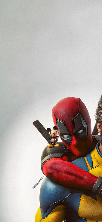 Deadpool and Wolverine Wallpapers 4k for iPhone