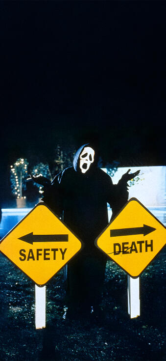 Halloween Scream Phone Wallpaper
