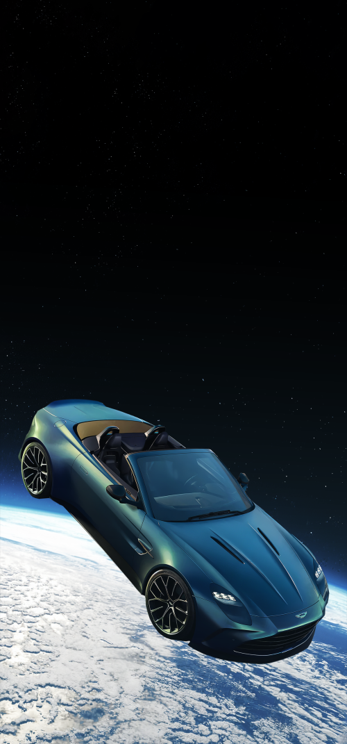 Aston Martin in Space Wallpapers 4K iPhone
