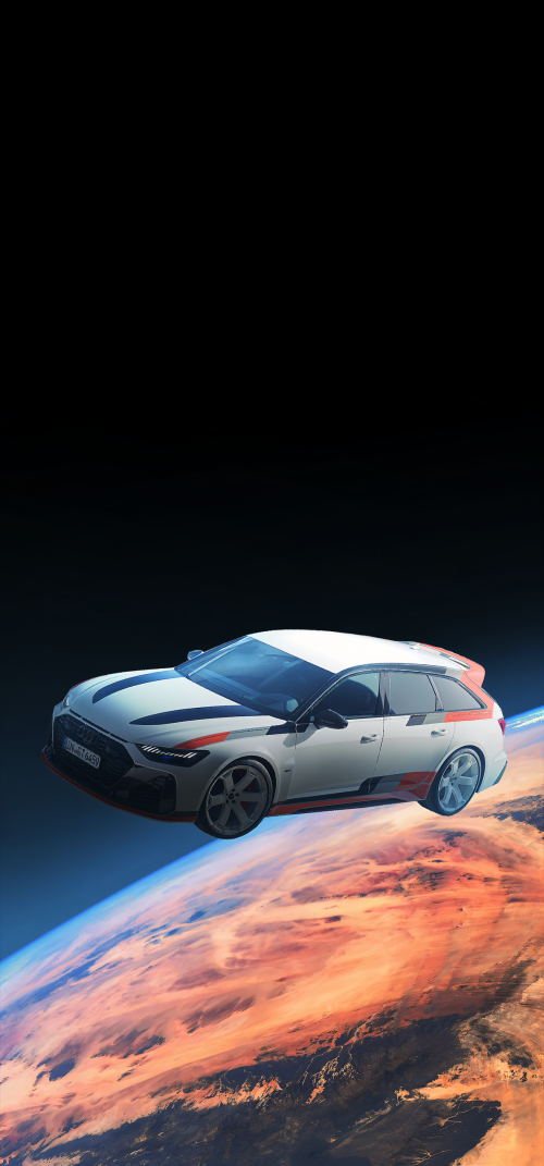 Car in Space 4K wallpapers