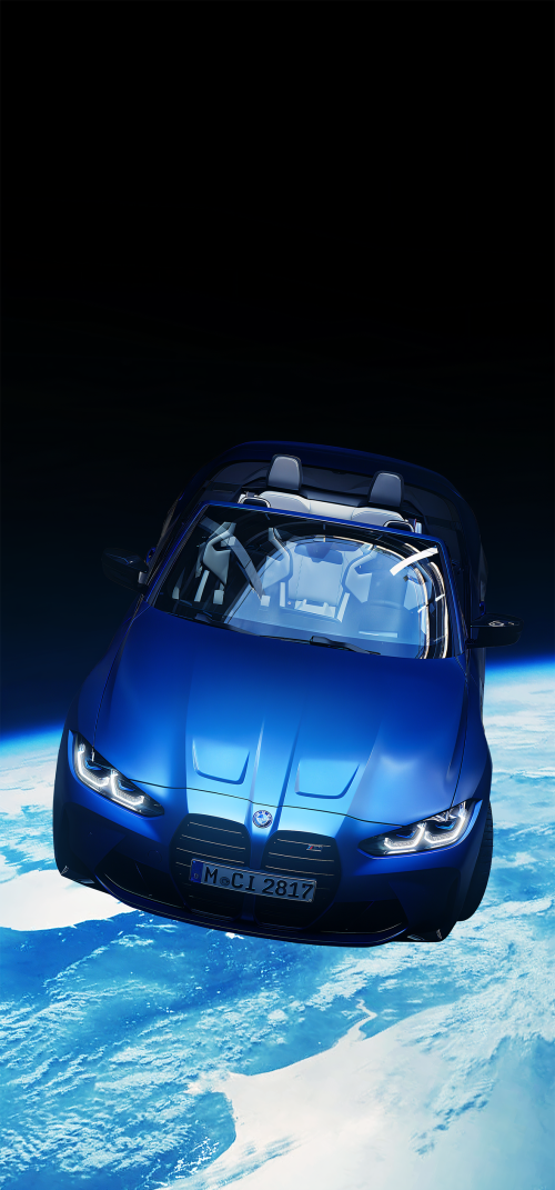 BMW in Space Wallpapers iPhone 4k