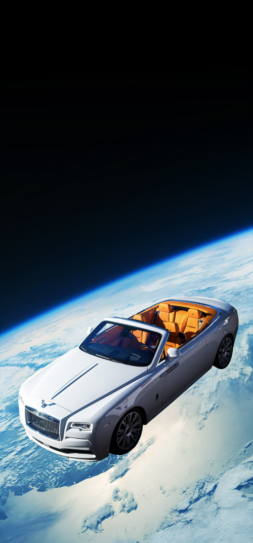 Car in Space 4K wallpapers