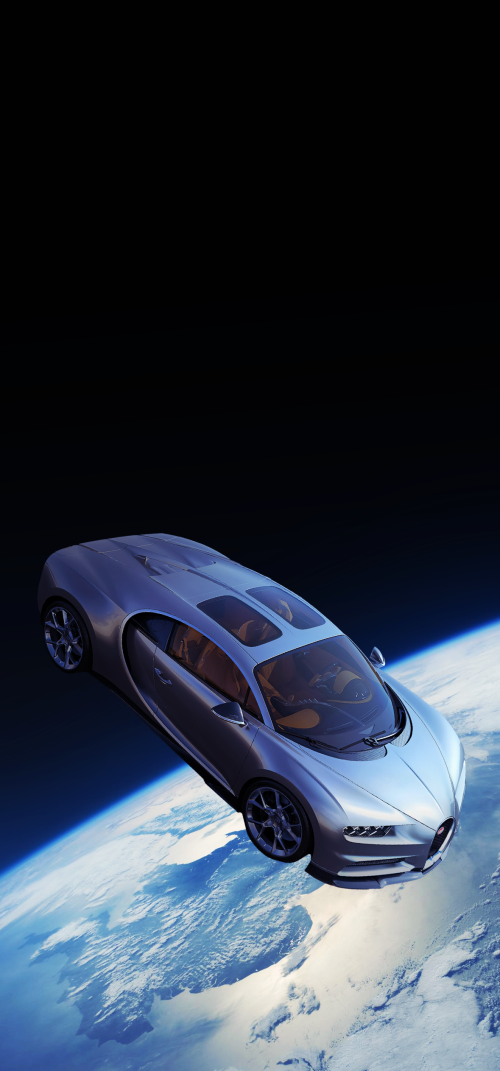 Car in Space 4K wallpapers
