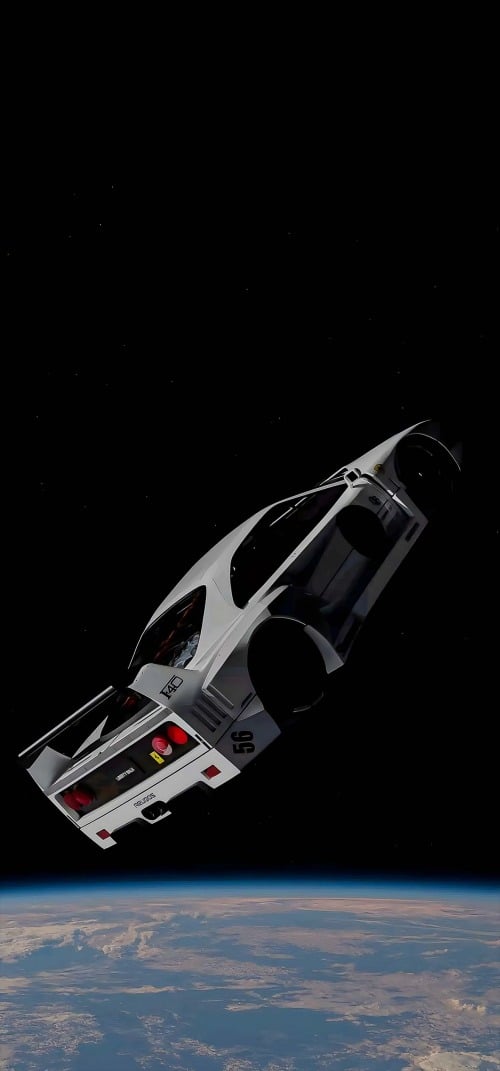 Ferrari Live in Space Wallpapers 4k iPhone