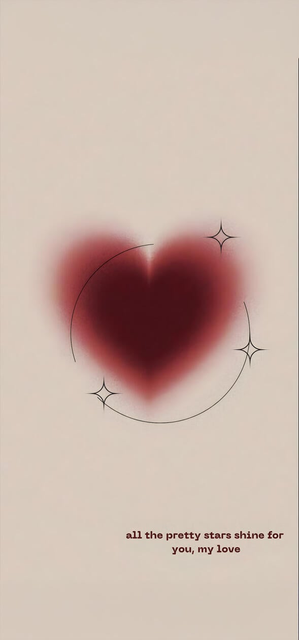 Blurred Heart iPhone Wallpapers